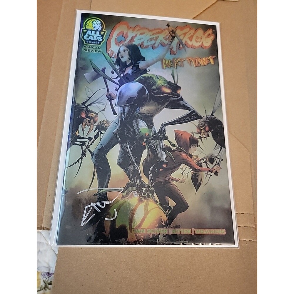Cyberfrog Rekt Planet Ashcan Preview SIGNED Ethan Van Sciver In Plastic